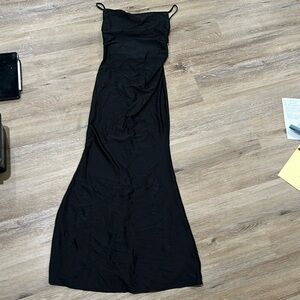 NWT capuffy size small silk dress - floor length - extremely comfy